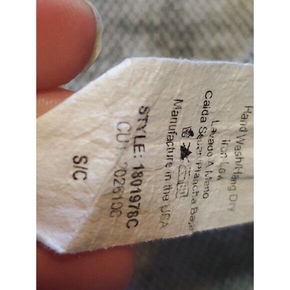 Womens Plaid Cardigan Small Lightweight Gray Hooded 1/2 Sleeve Boho - Picture 11 of 13